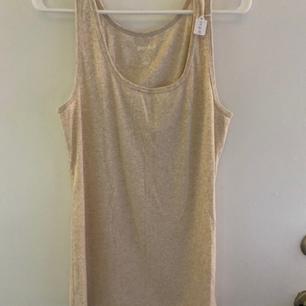 Old Navy - Beige Ribbed Tank Top